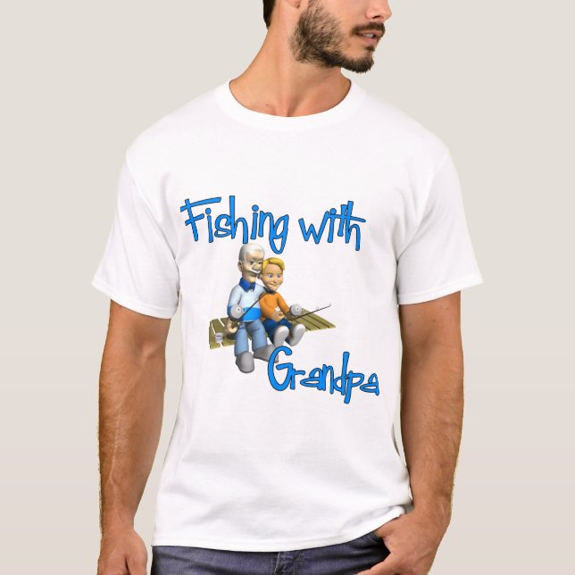 Fishing with Grandpa Fishing Shirt (Front)