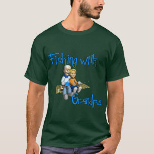Fishing with Grandpa Fishing Shirt