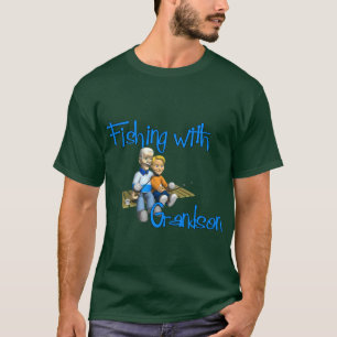 Fishing with Grandson Fishing Shirt