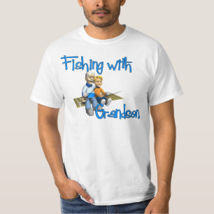 Fishing with Grandson Fishing Shirt