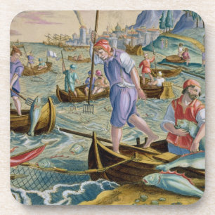 Fishing with Nets and Tridents in the Bay of Naple Coaster