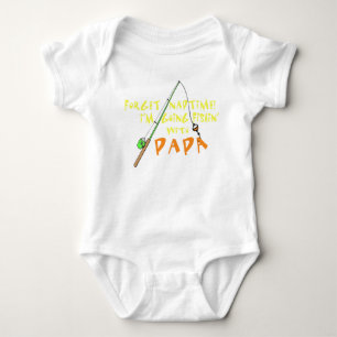 Fishing with Papa Baby Bodysuit