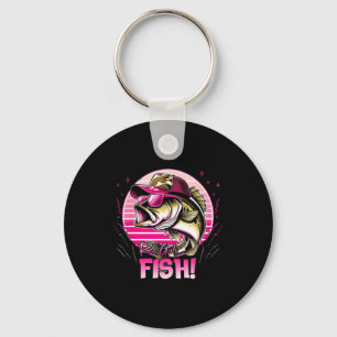 Fishing Women's Reel Girls Fish Fishing Girls That Key Ring