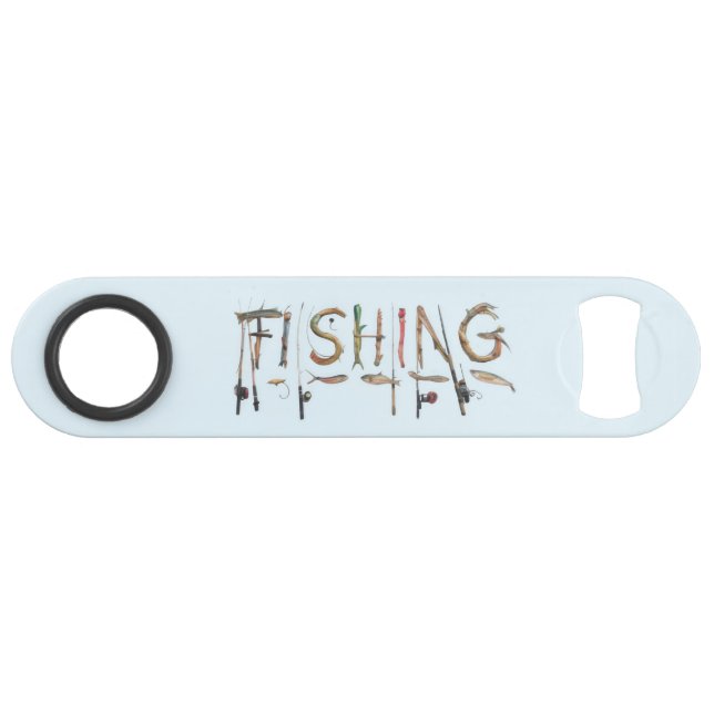 Fishing Word Bottle Opener (Front (Horizontal))