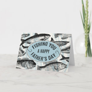 Fishing You A Happy Father's Day Card