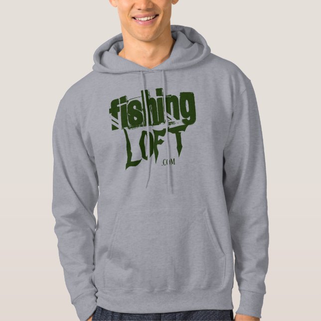 FishingLoft.com Brand Fishing Logo Hoodie Sweater (Front)