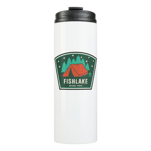 Fishlake National Forest Camping Thermal Tumbler (Front)
