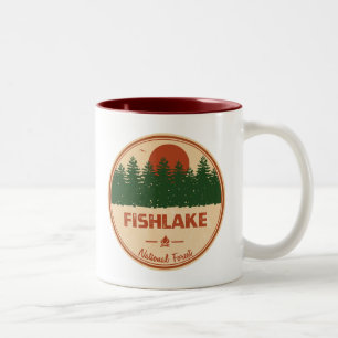 Fishlake National Forest Two-Tone Coffee Mug