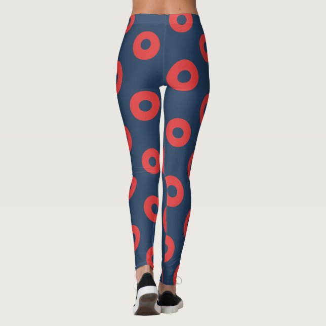 Fishman Doughnut Adult Leggings (Back)