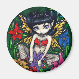 "Fishnets and Flowers" Magnet