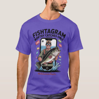 Fishtagram Worthy Funny Arkansas Fishing Premium T-Shirt