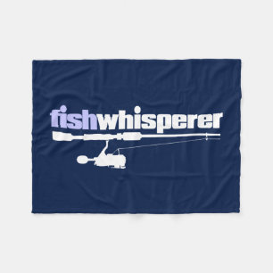fishwhisperer fleece blanket
