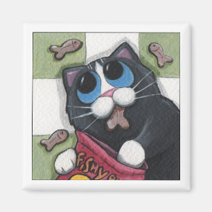 Fishy Bites - Cat Magnet