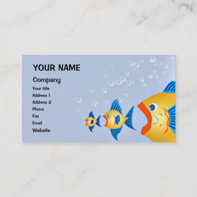 Fishy Business Card (Front)
