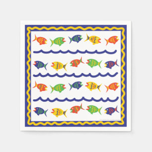 Fishy Cocktail Napkin