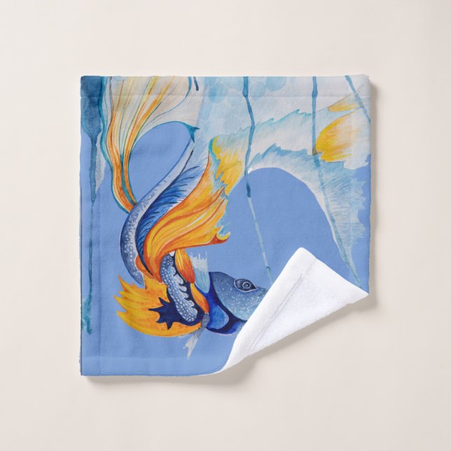 Fishy Face Towel (Wash Cloth)