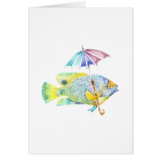 Fishy Fish with Umbrella (Front)