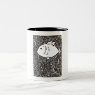 Fishy Two-Tone Coffee Mug