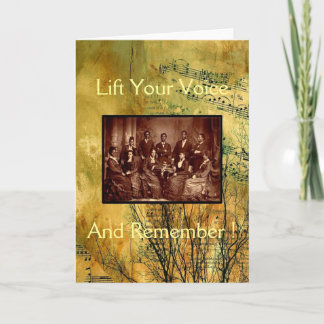 Fisk Jubilee Singers/ Wade Through the Water Card