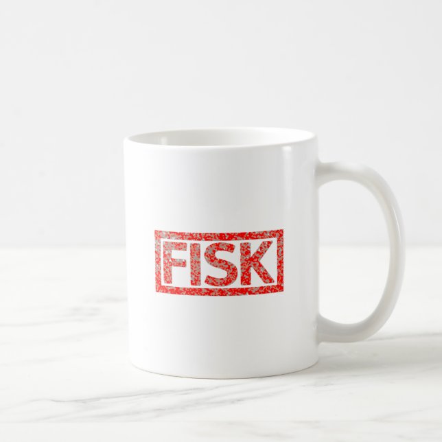 Fisk Stamp Coffee Mug (Right)