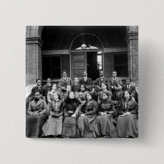 Fisk University Students: 1899 15 Cm Square Badge (Front)