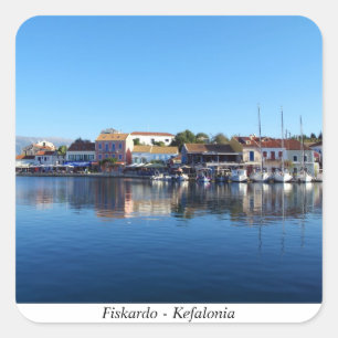 Fiskardo – Kefalonia Square Sticker