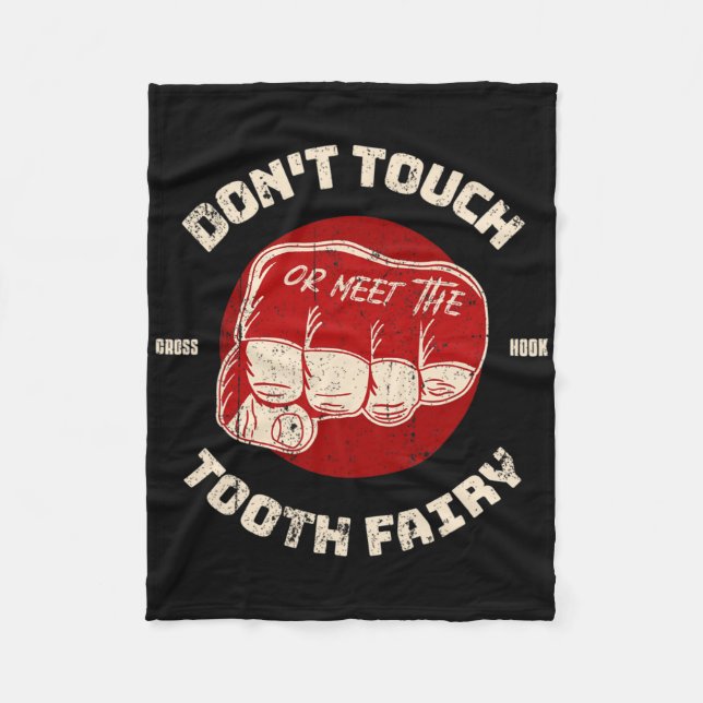 Fist Boxing Kickboxing Free Fighting Mma Martial A Fleece Blanket (Front)