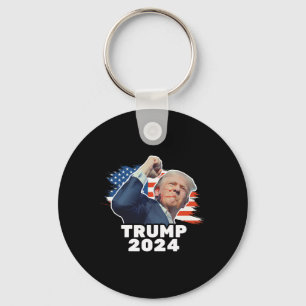 Fist Bump 2024 President Red Key Ring