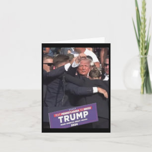 Fist Bump After Being Shot Premium Scoop Card