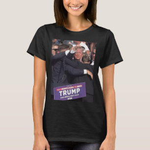 Fist Bump After Being Shot Premium Scoop T-Shirt