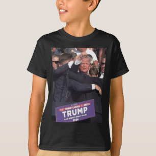 Fist Bump After Being Shot Premium Scoop T-Shirt