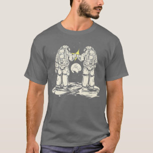 Fist Bump Astronaut Astral Cosmic Design For Space T-Shirt