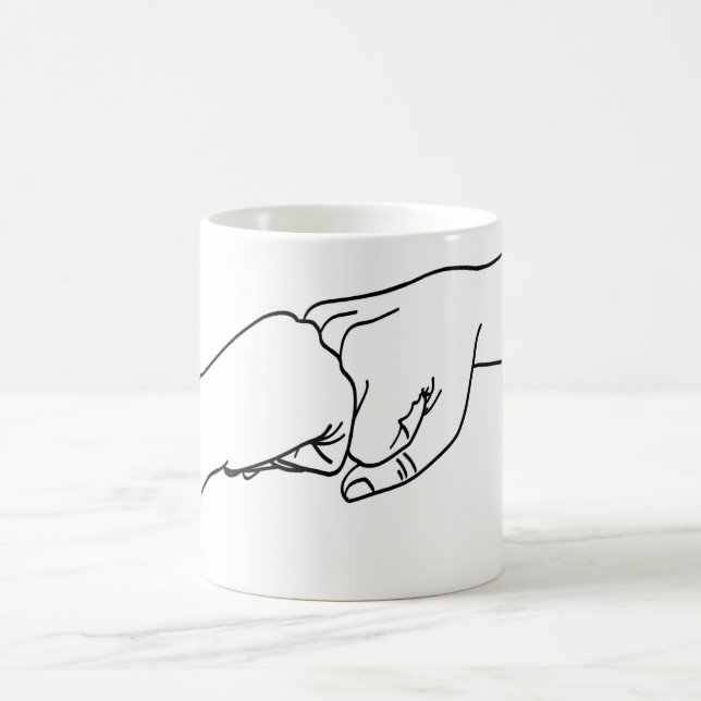 Fist Bumps, High-Fives & Jazz Hands Magic Mug (Center)
