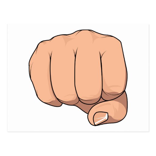 Fist Closed Hand Sign Gesture | Zazzle