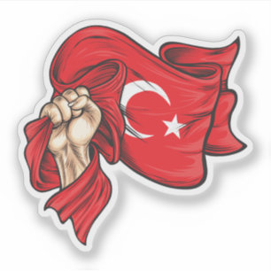 Fist holding national flag of Turkey T-Shirt