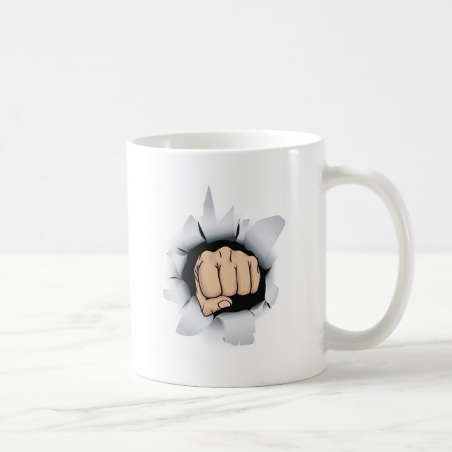 fist illustration coffee mug (Right)