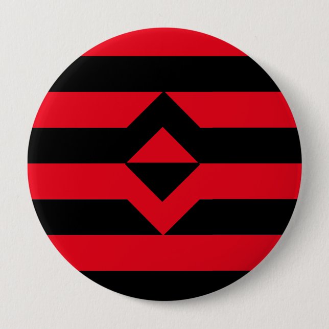 FIST PRIDE 10 CM ROUND BADGE (Front)