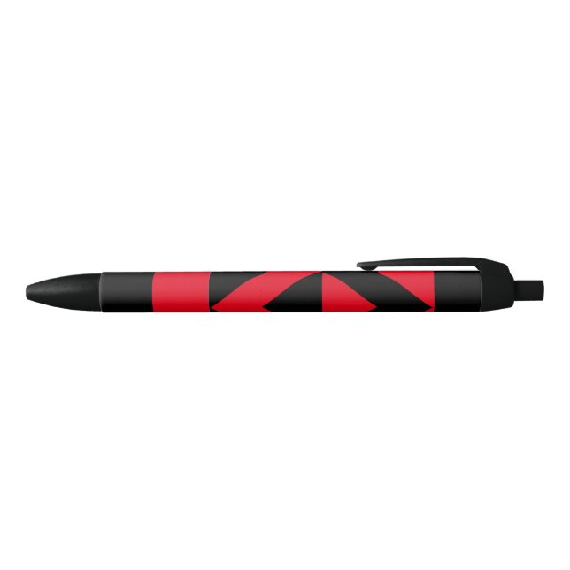 Fist Pride Flag Black Ink Pen (Top)