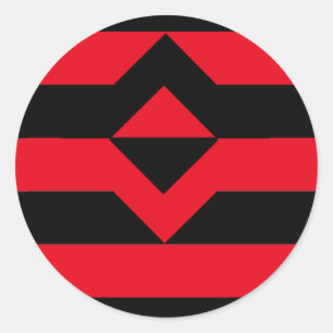 Fist Pride Flag Classic Round Sticker