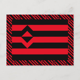 FIST PRIDE FLAG POSTCARD