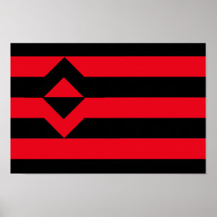 FIST PRIDE FLAG POSTER