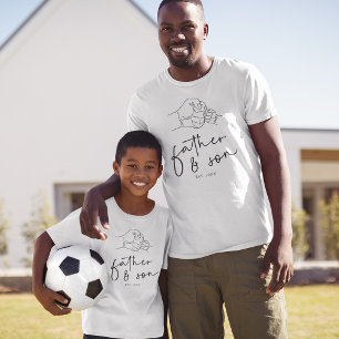 Fist Pump Father and Son Dad T-Shirt