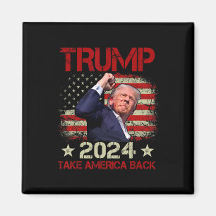 Fist Pump Shot At Trump 2024 Trump Survives Rally Magnet