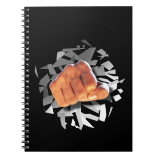 Fist Punching Through! Notebook