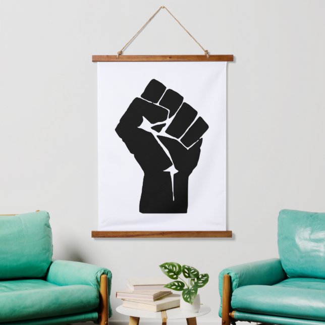 Fist, Rebel, Riot, Resistance, Communist Style Hanging Tapestry (Living Room)