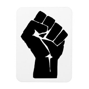 Fist, Rebel, Riot, Resistance, Communist Style Magnet