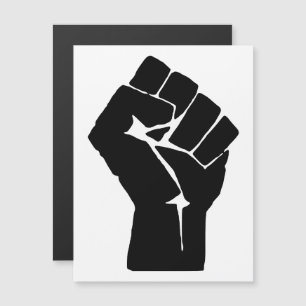 Fist, Rebel, Riot, Resistance, Communist Style Magnetic Invitation