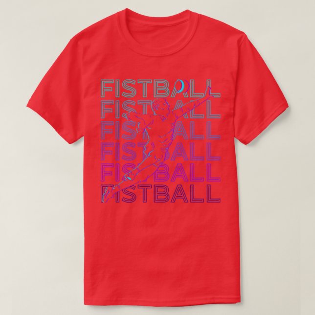 Fistball Retro Gift T-Shirt (Design Front)
