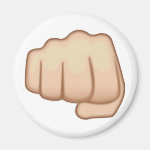 Image of Fisted Hand Sign Emoji Magnet