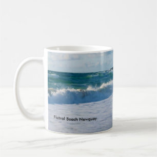 Fistral Beach Newquay Cornwall England Coffee Mug